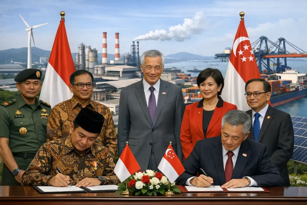 Indonesia dan Singapura Sepakat Kembangkan Kawasan Industri