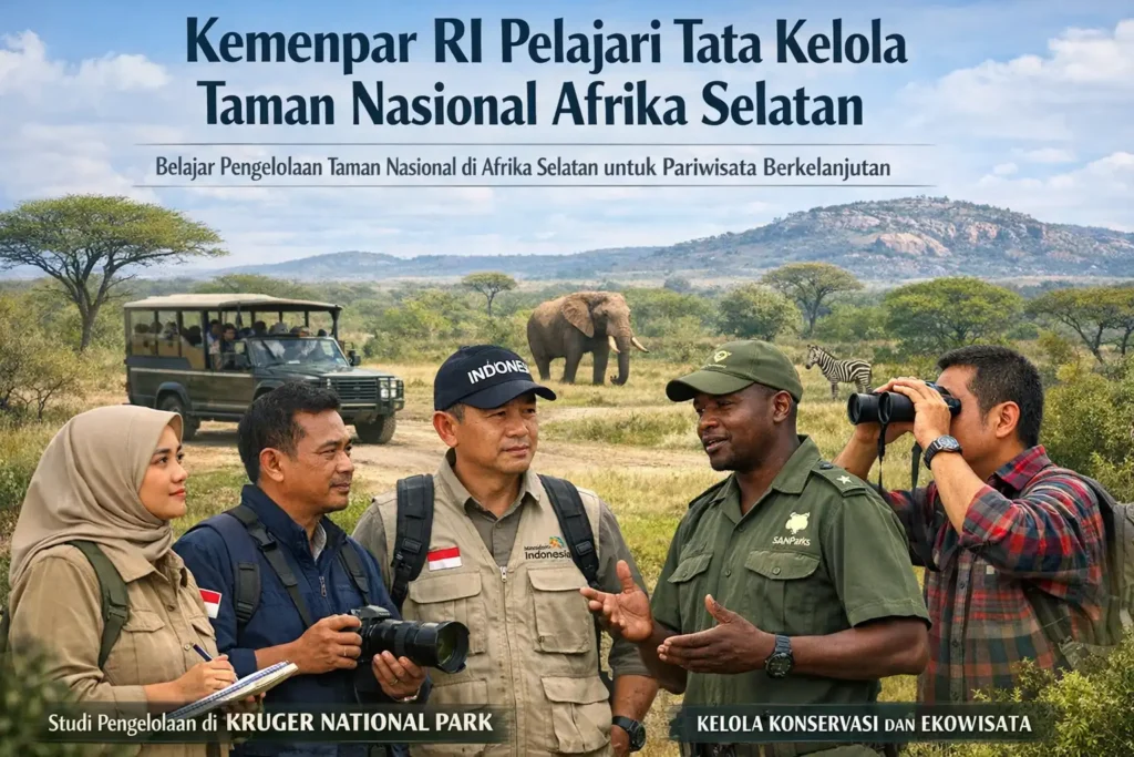 Kemenpar RI Ingin Pelajari Tata Kelola Taman Nasional Afrika Selatan