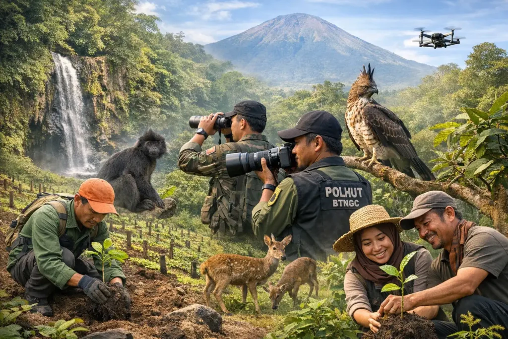Pemulihan Ekosistem di Gunung Ciremai Terus Berlanjut