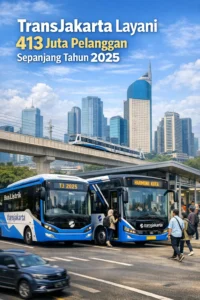 Read more about the article TransJakarta Layani 413 Juta Pelanggan Sepanjang Tahun 2025